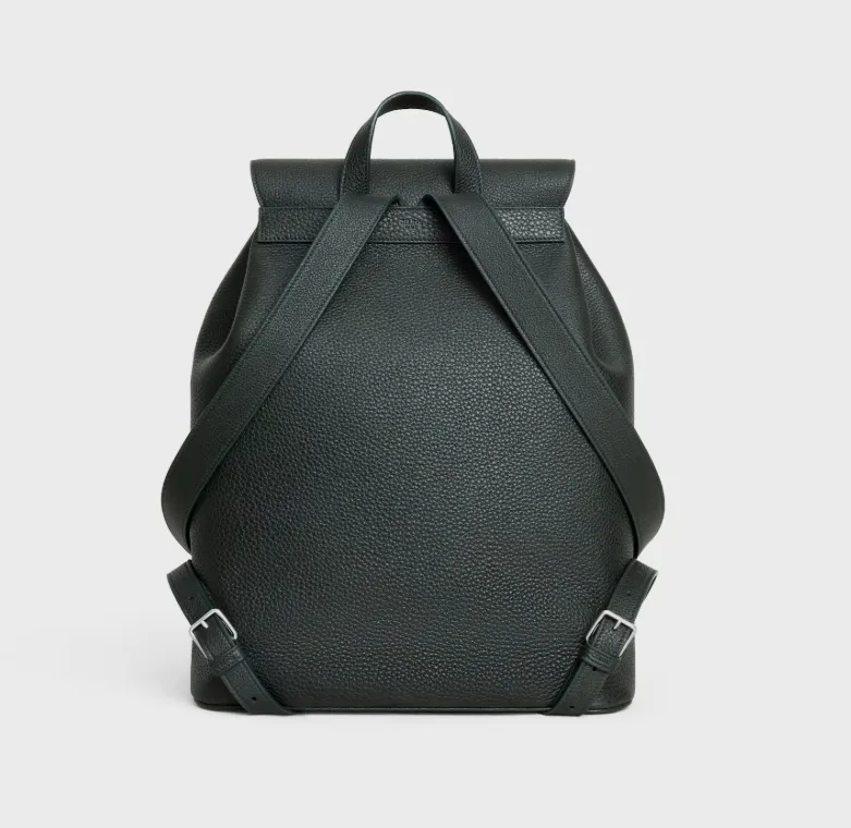 Large Backpack Folco In Grained Calfskin