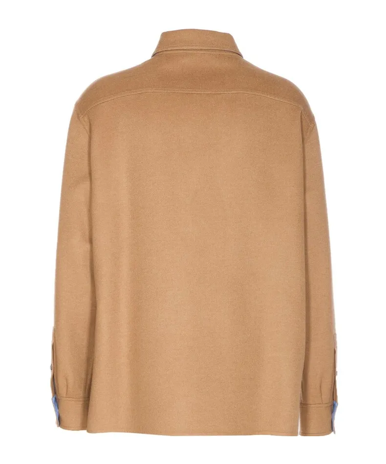 Patch-Pocket Shirt Jacket