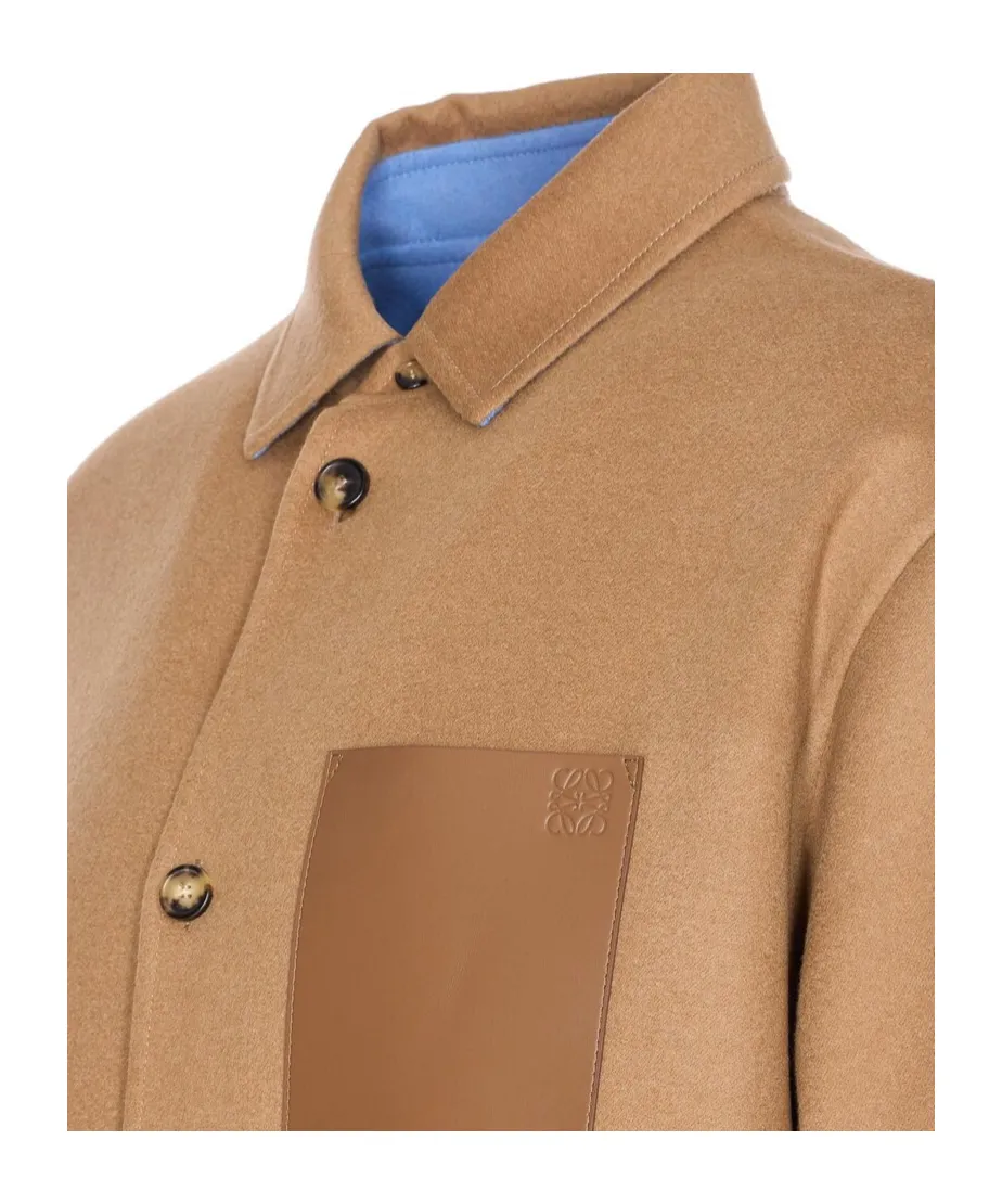 Patch-Pocket Shirt Jacket