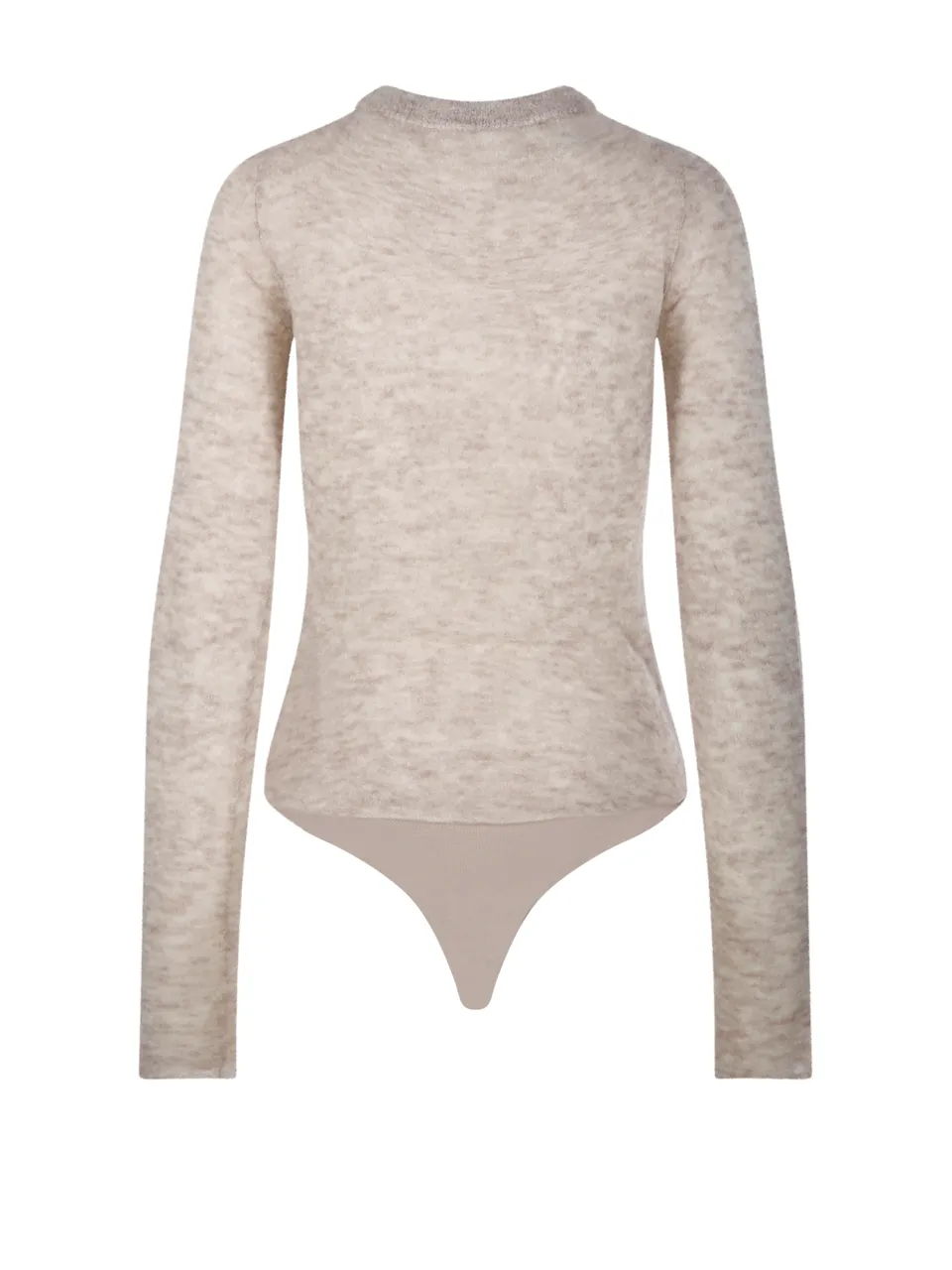 Button-Front Long-Sleeve Bodysuit