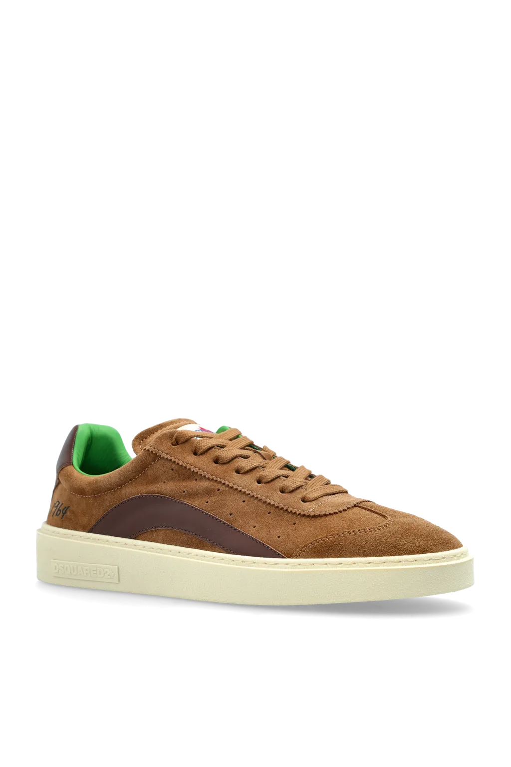Dsquared2 Round-Toe Lace-Up Sneakers