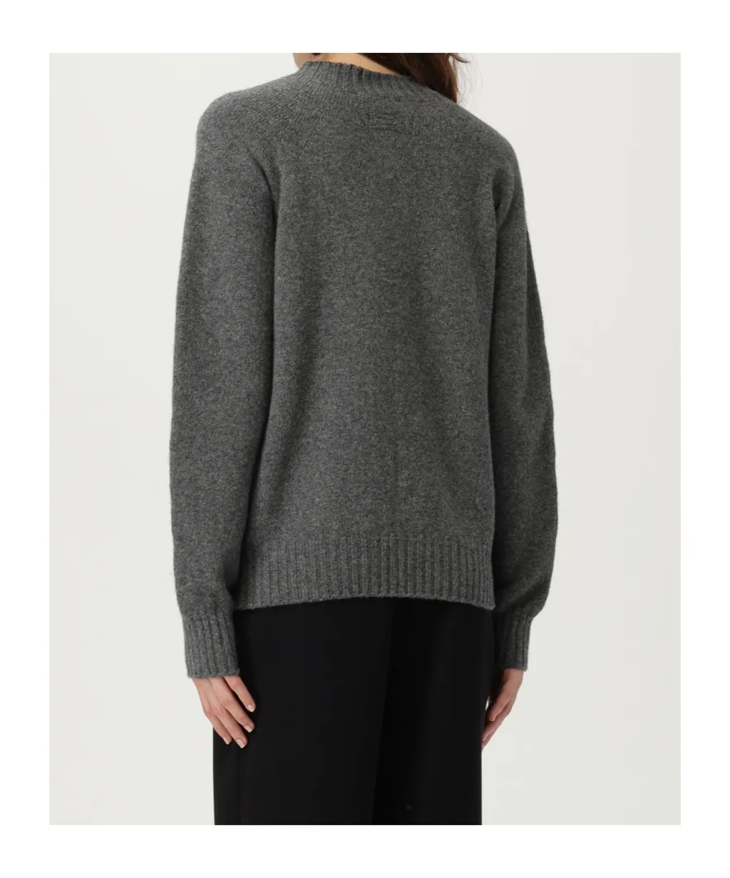 Crew Neck Long-Sleeved Sweater