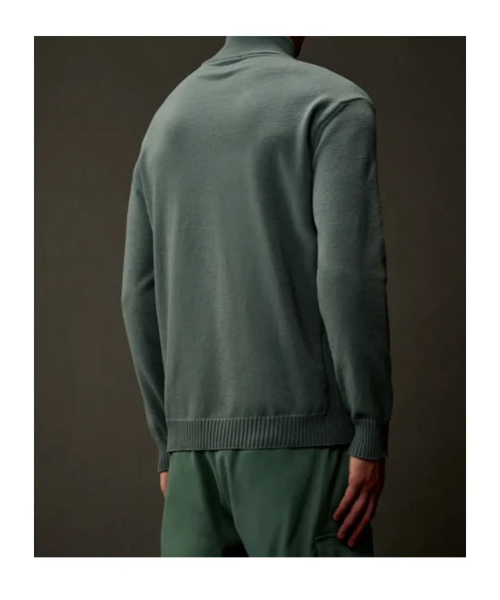 Metropolis Series Extrafine Merino Wool Half Zip Sweater