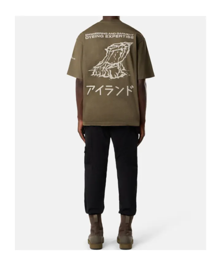 Stone Island Graphic Printed Crewneck T-Shirt