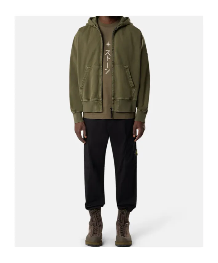 Stone Island Graphic Printed Crewneck T-Shirt