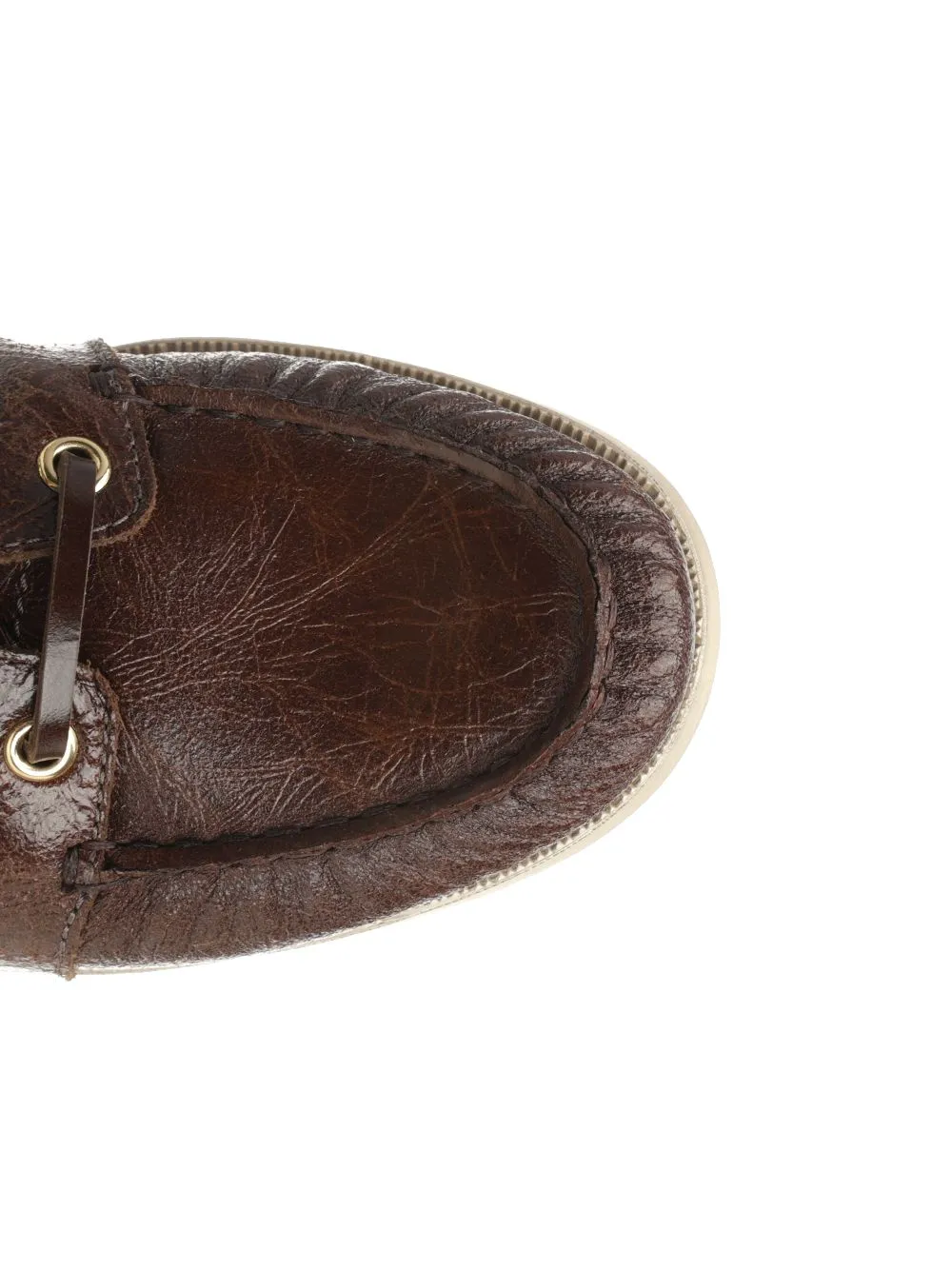 Golden Goose Deluxe Brand Wrinkled Drawstring Boat Loafers