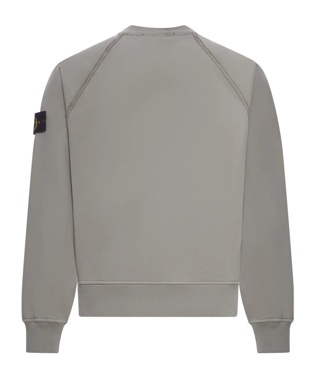 Stone Island Logo Patch Crewneck Sweatshirt