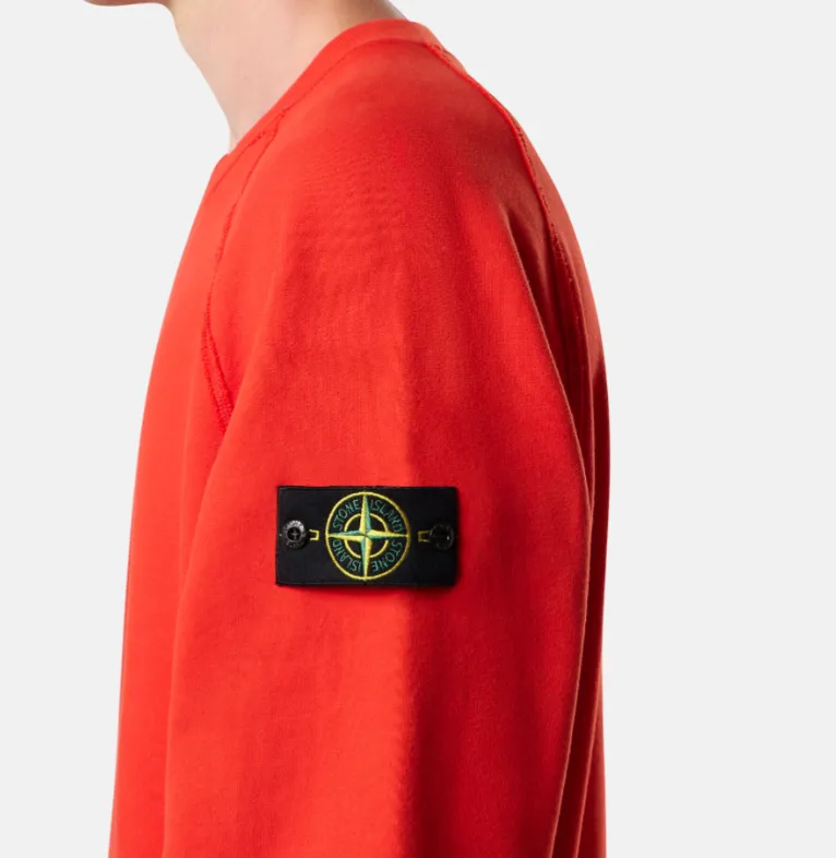 Stone Island Logo Patch Crewneck Sweatshirt