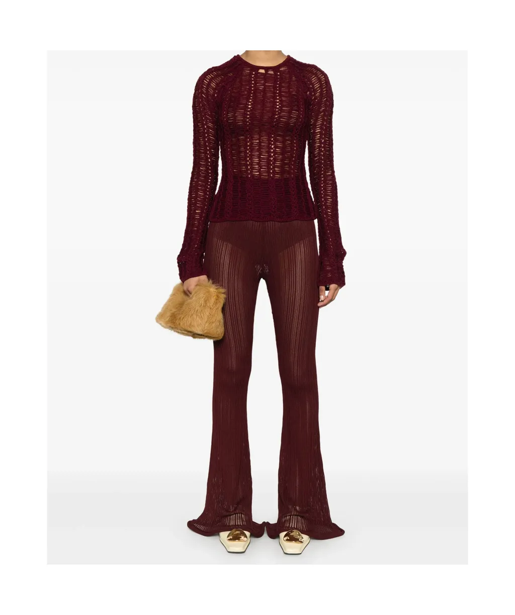 Sefr Burgundy Trousers