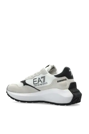 Ea7 Emporio Armani Logo Patch Lace-Up Sneakers