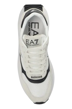 Ea7 Emporio Armani Logo Patch Lace-Up Sneakers