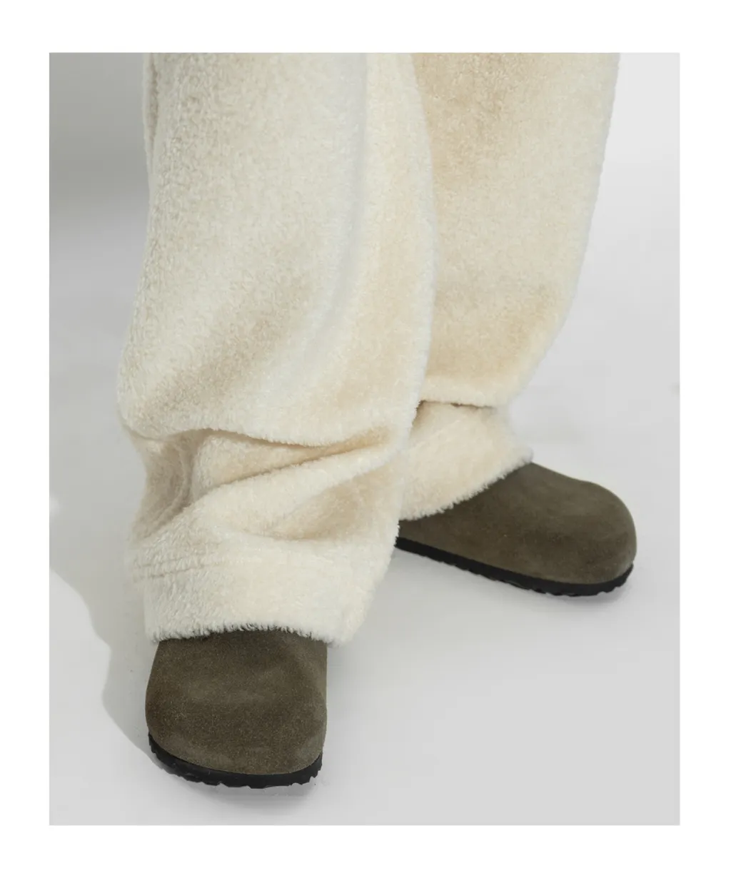 Boston Buckle-Fastening Slippers