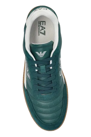 Ea7 Emporio Armani Logo Printed Lace-Up Sneakers