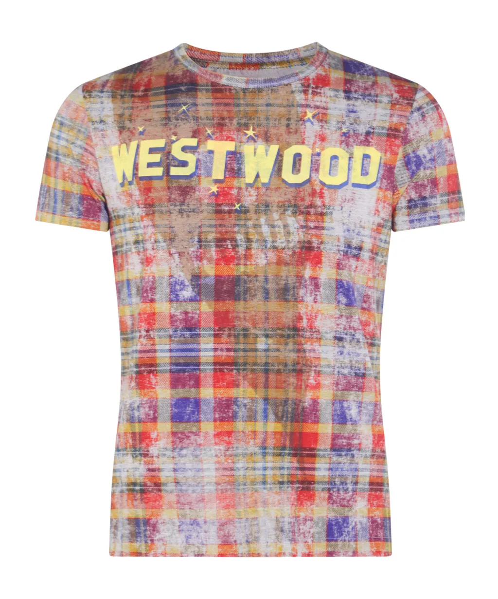 Vivienne Westwood Checked Logo Printed T-Shirt