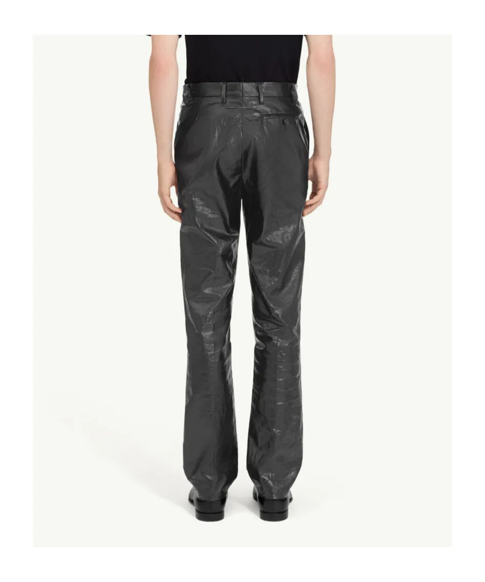 Crinkled Linen Trousers