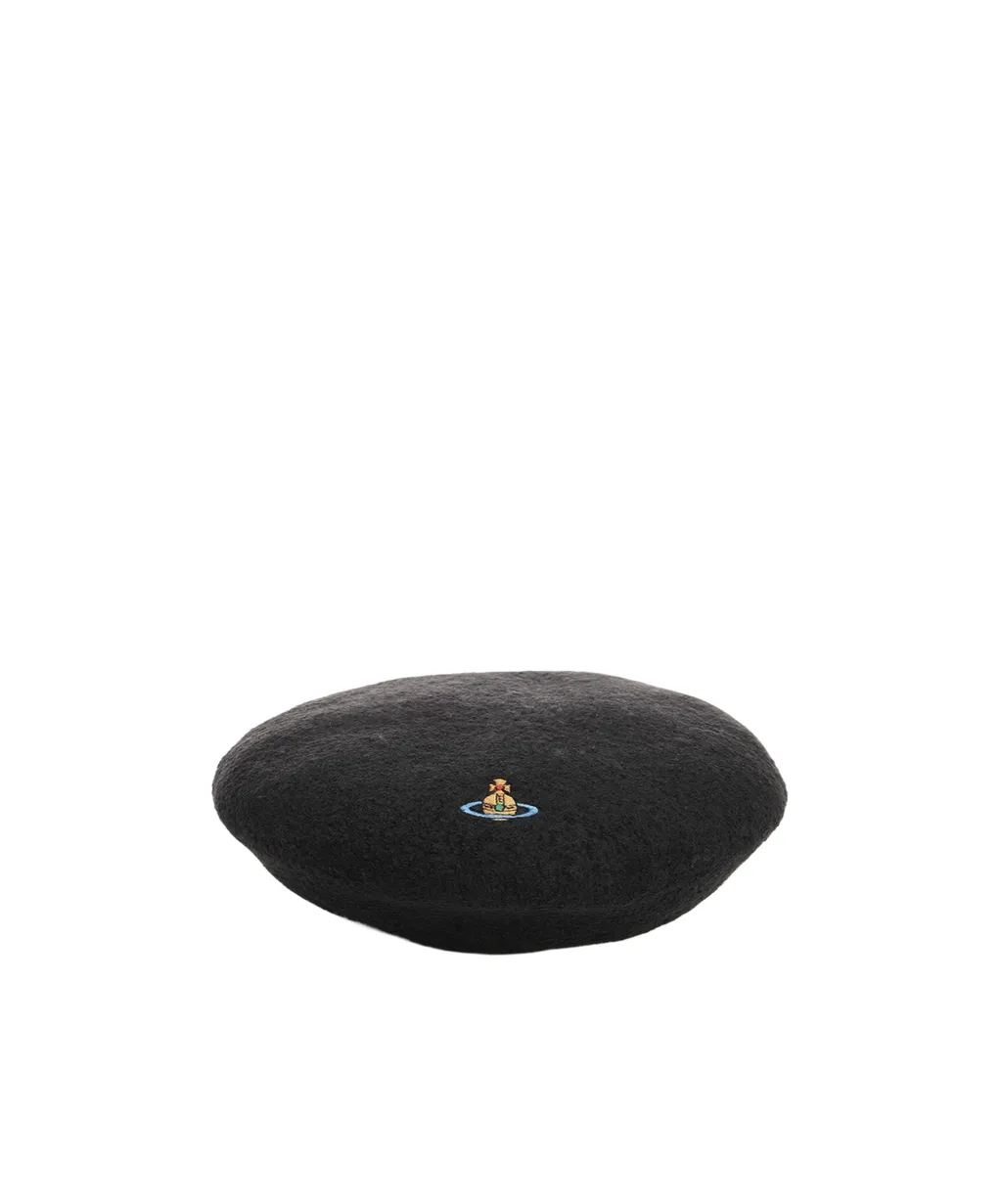 Vivienne Westwood Orb Embroidered Beret