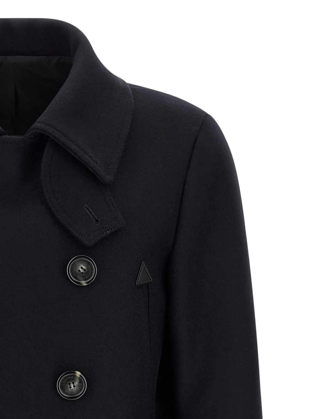 Double-Breasted Wool Coat
