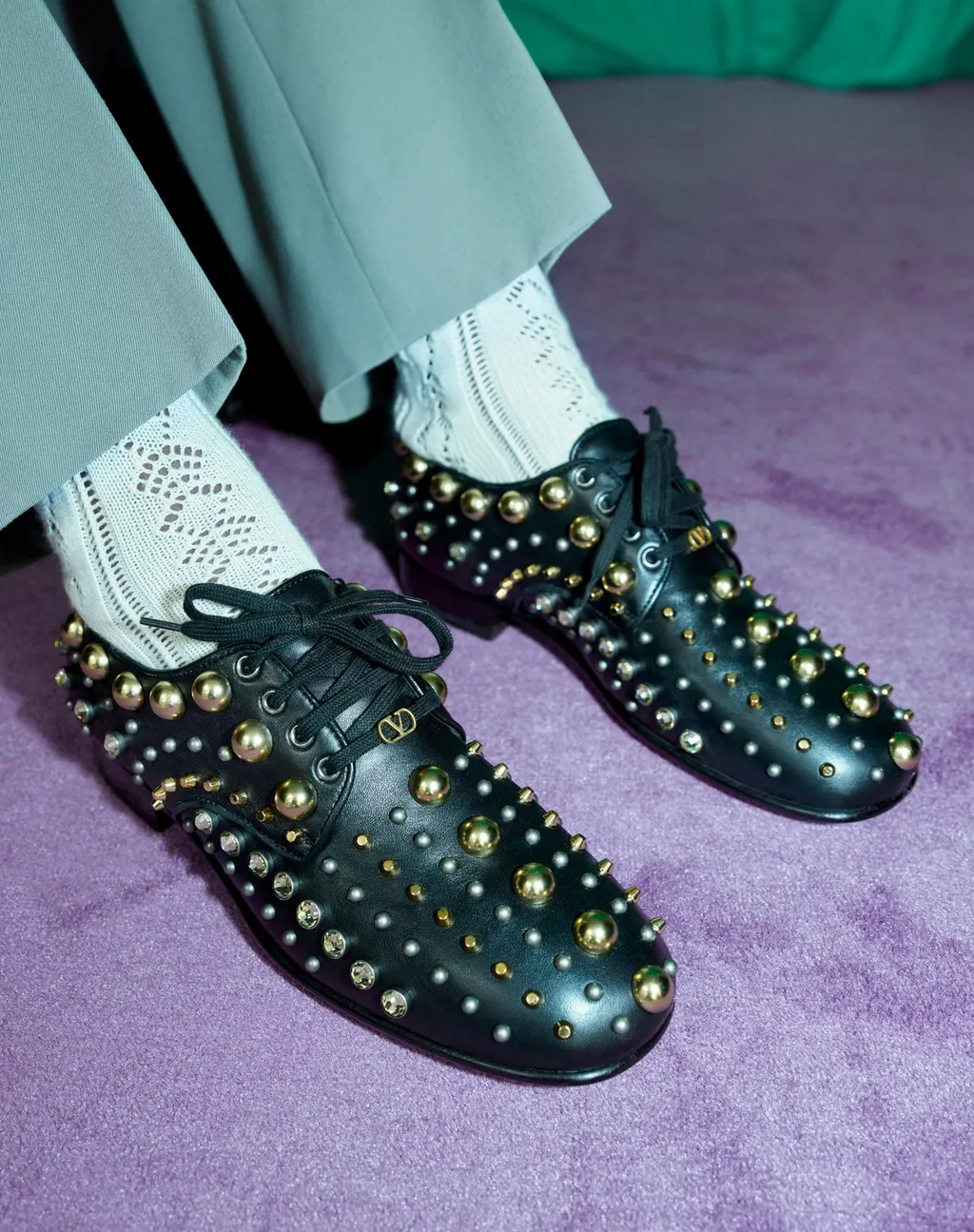 Mj Blues Derby Shoes