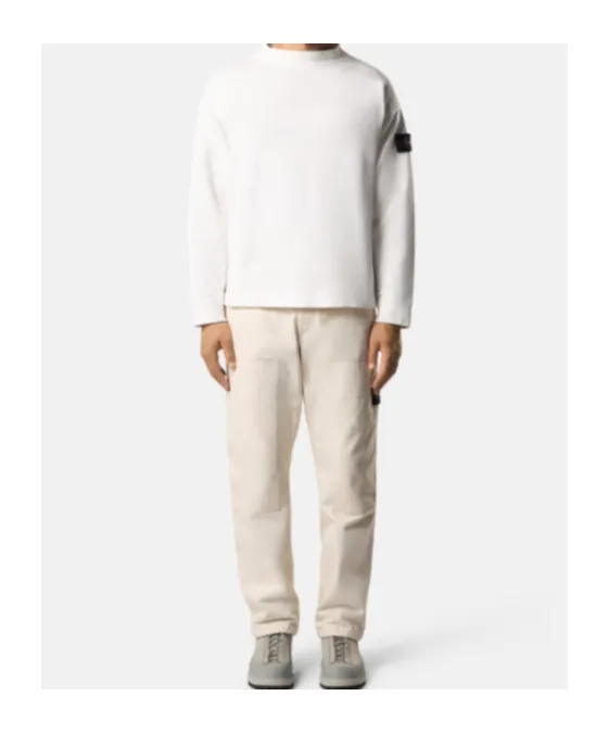 Stone Island Logo Patch Crewneck Sweatshirt
