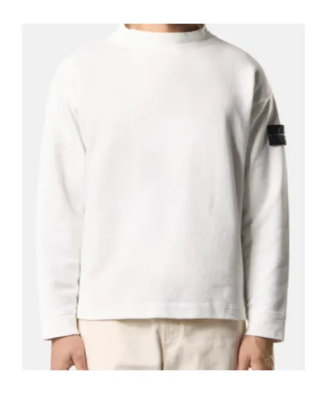 Stone Island Logo Patch Crewneck Sweatshirt