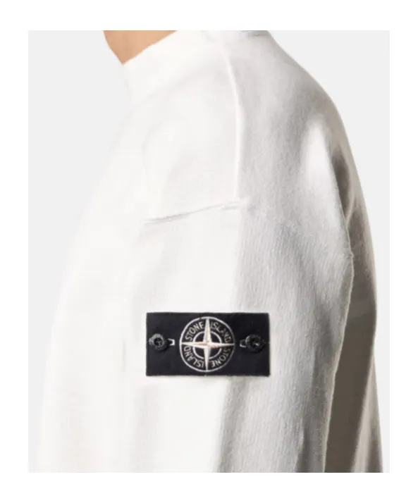Stone Island Logo Patch Crewneck Sweatshirt