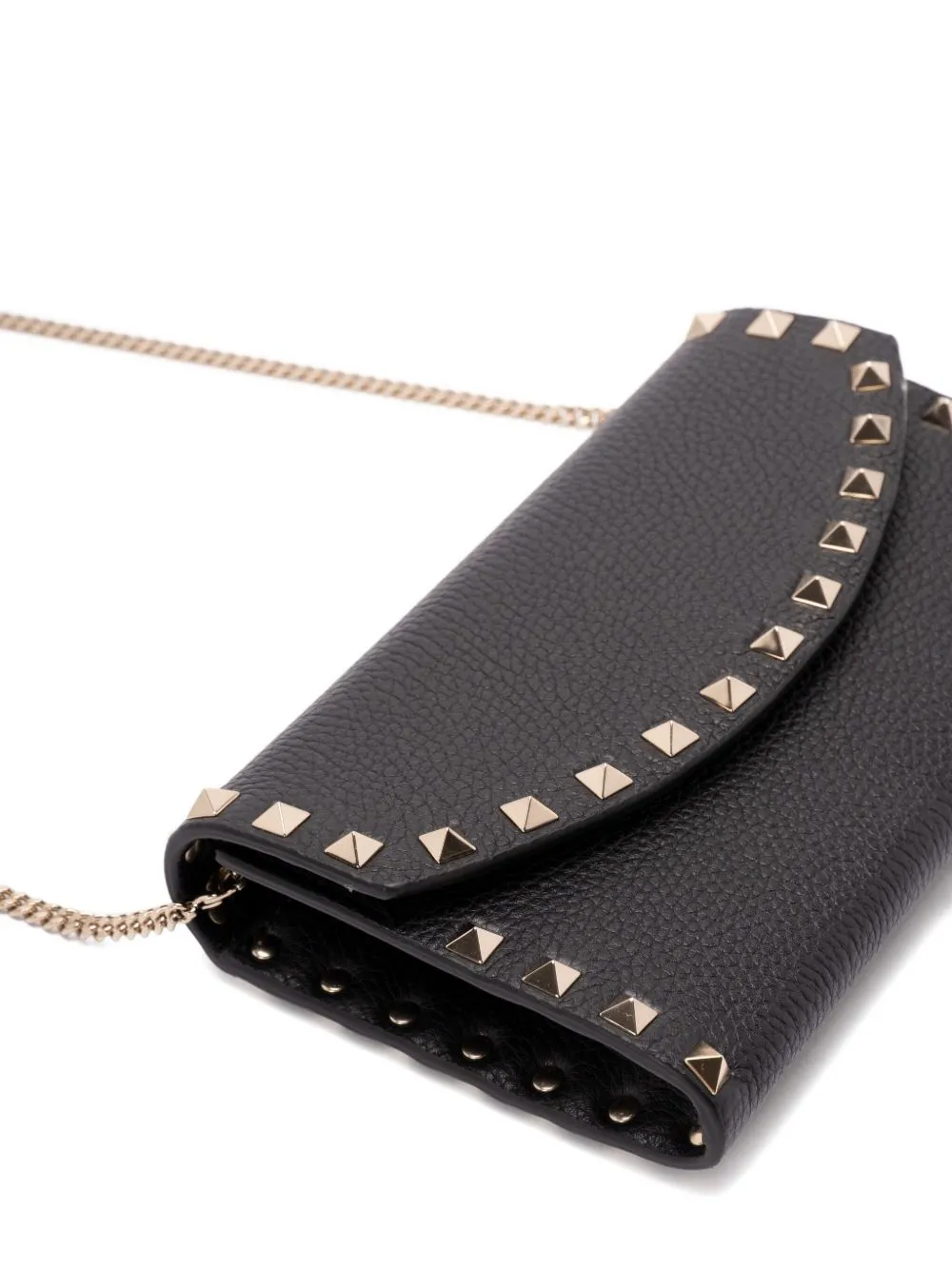 Valentino Garavani Rockstud Foldover Top Wallet