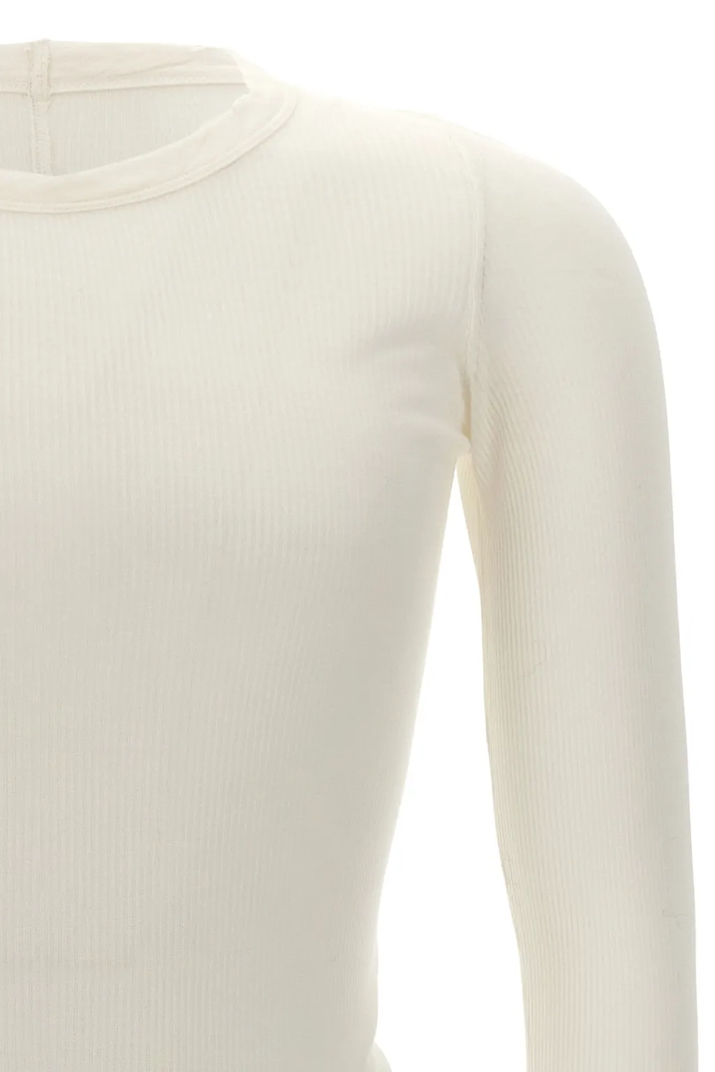 Rick Owens Concordians Rib Jersey Ls T-Shirt