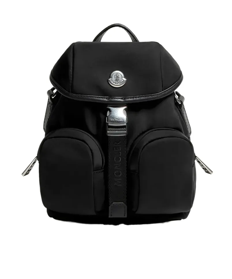 Moncler Buckle Detailed Foldover Top Mini Backpack