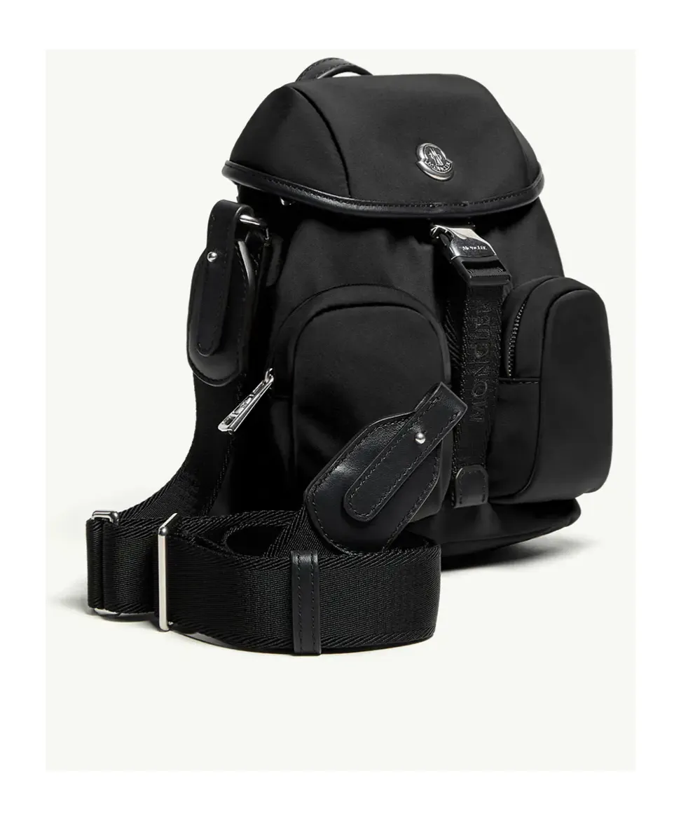 Moncler Buckle Detailed Foldover Top Mini Backpack