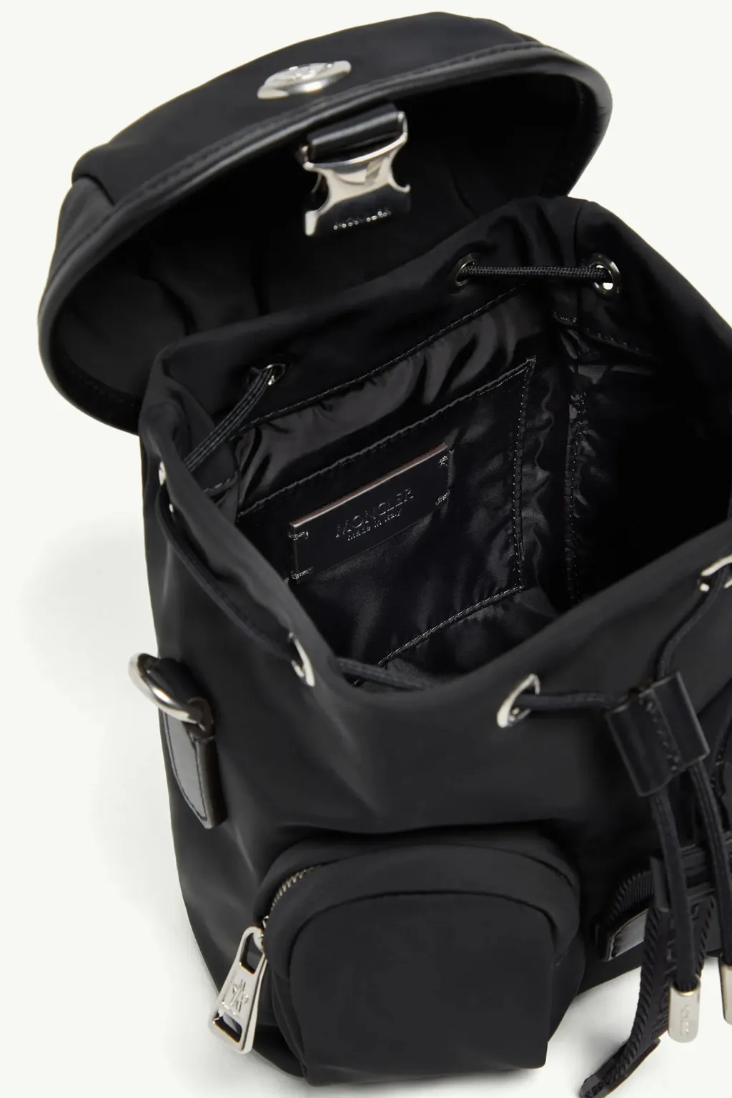 Moncler Buckle Detailed Foldover Top Mini Backpack