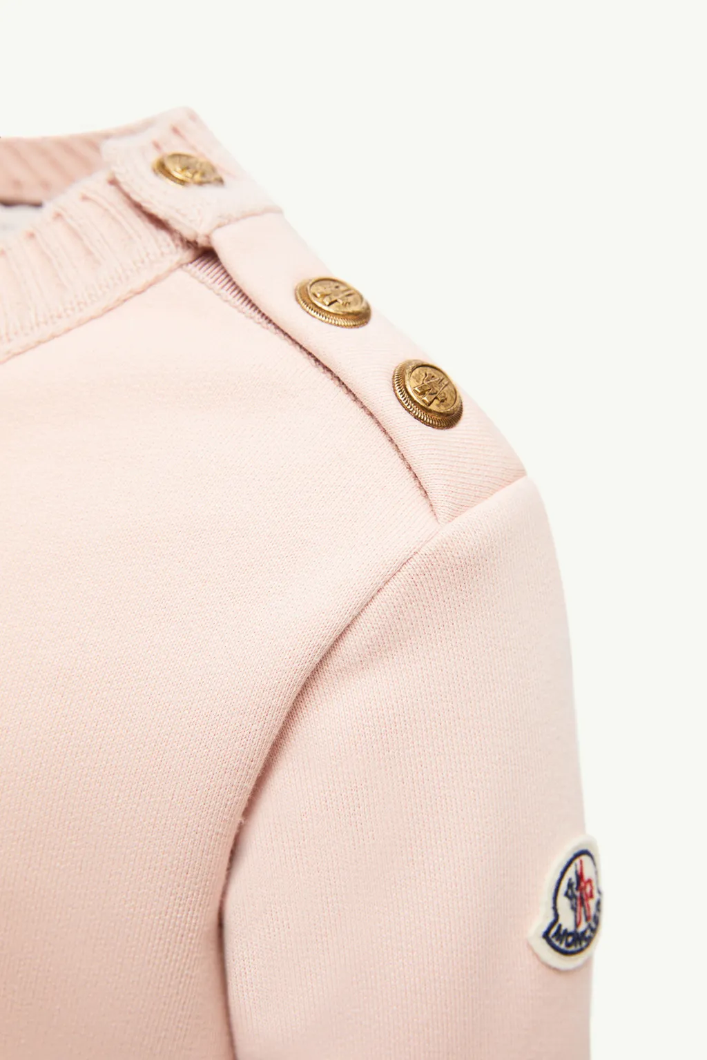 Moncler Enfant Logo Patch Crewneck Sweatshirt Dress
