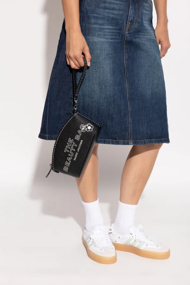 Lettering-Print Make-Up Bag