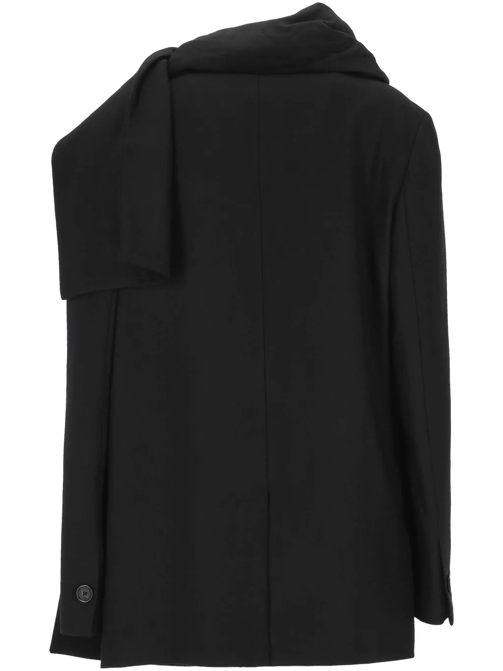 Totme Single-Breasted Scarf Detailed Blazer