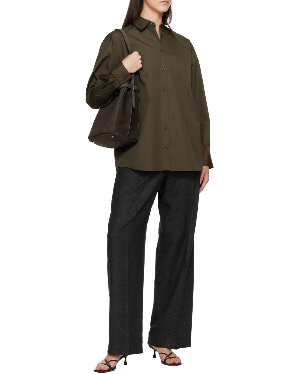 TotÊMe Dart-Detailed Flannel Trousers