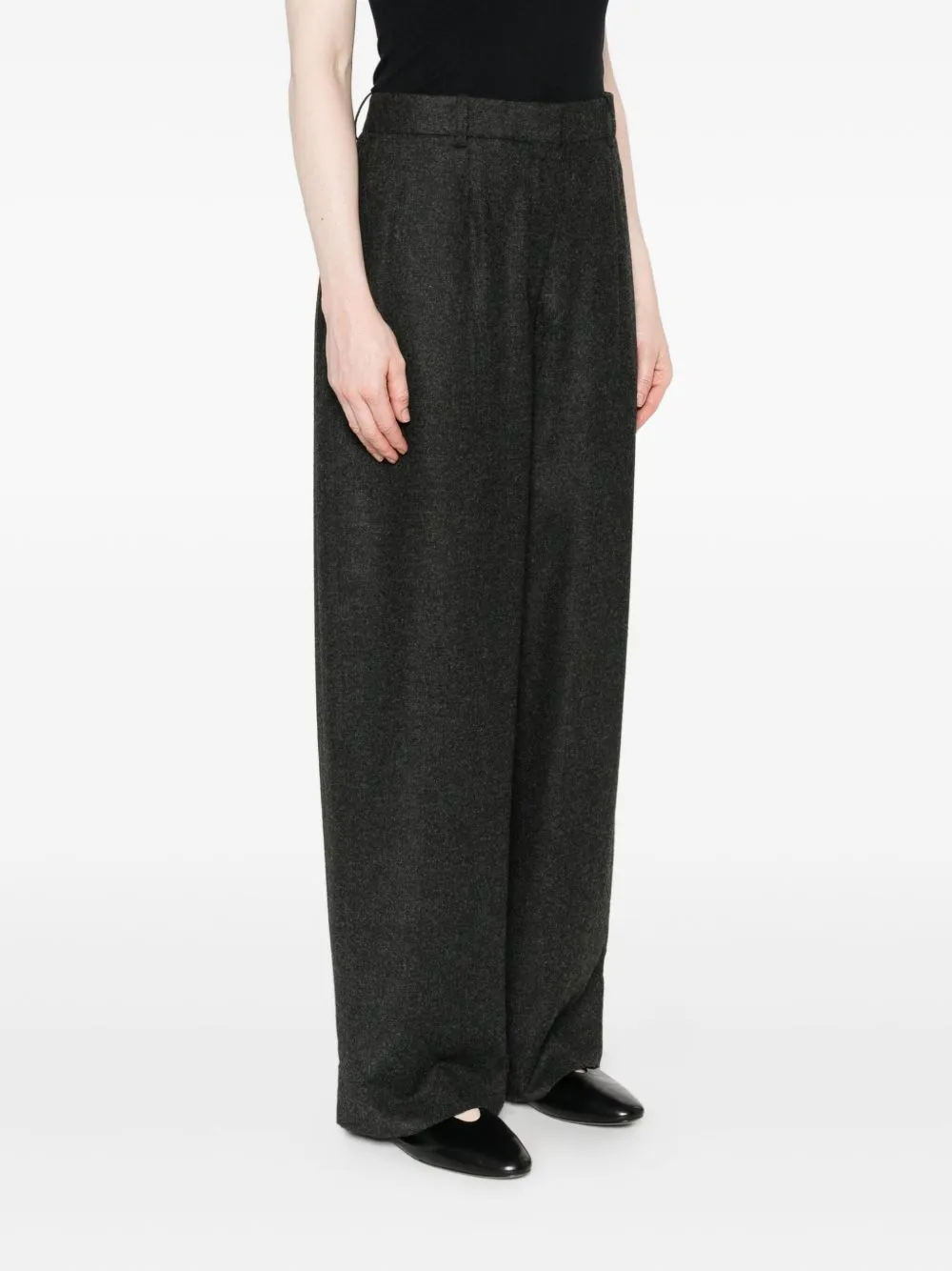 TotÊMe Dart-Detailed Flannel Trousers