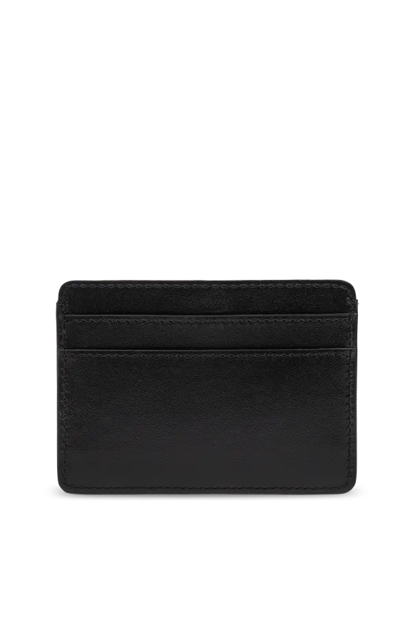 Versace Logo-Lettering Card Holder