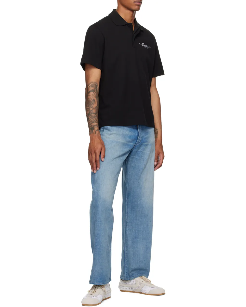 Moncler Logo Patch Short-Sleeved Polo Shirt