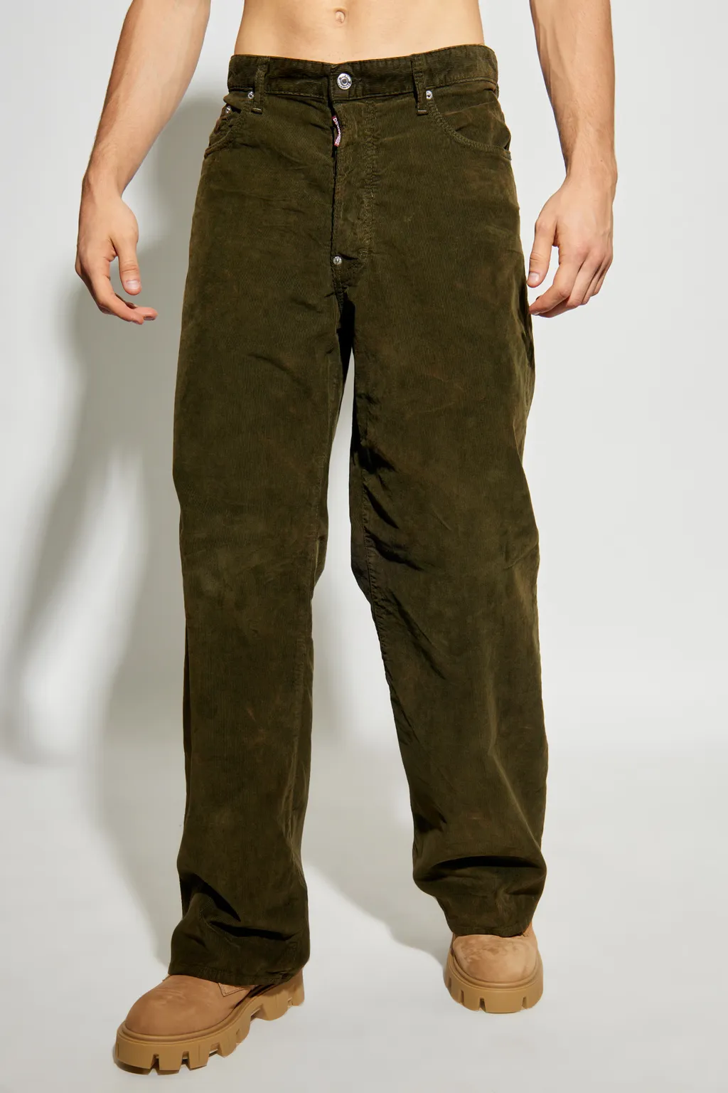 Dsquared2 Corduroy Straight-Leg Trousers