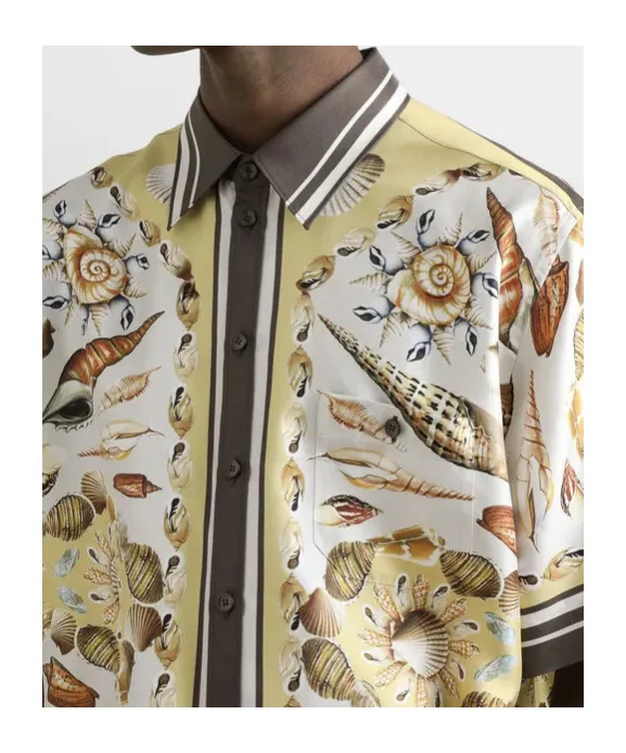 Dolce & Gabbana Shell Printed Short-Sleeved Shirt