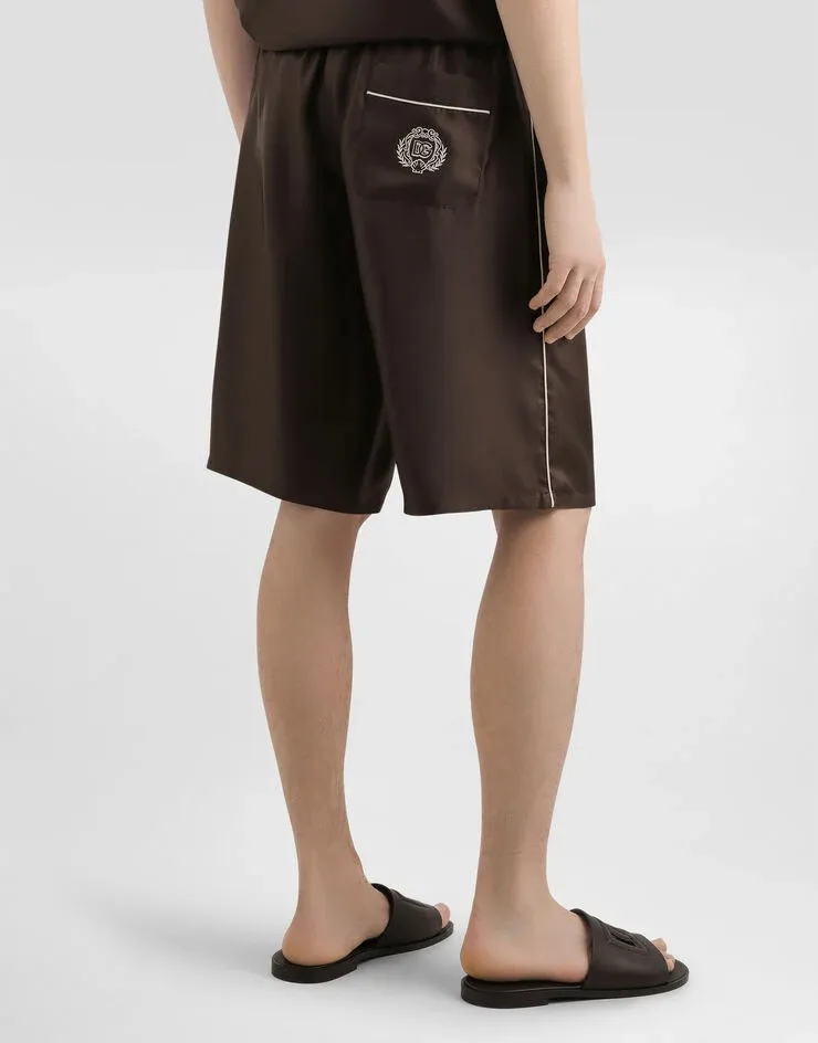 Dolce & Gabbana Elastic Drawstring Waist Shorts
