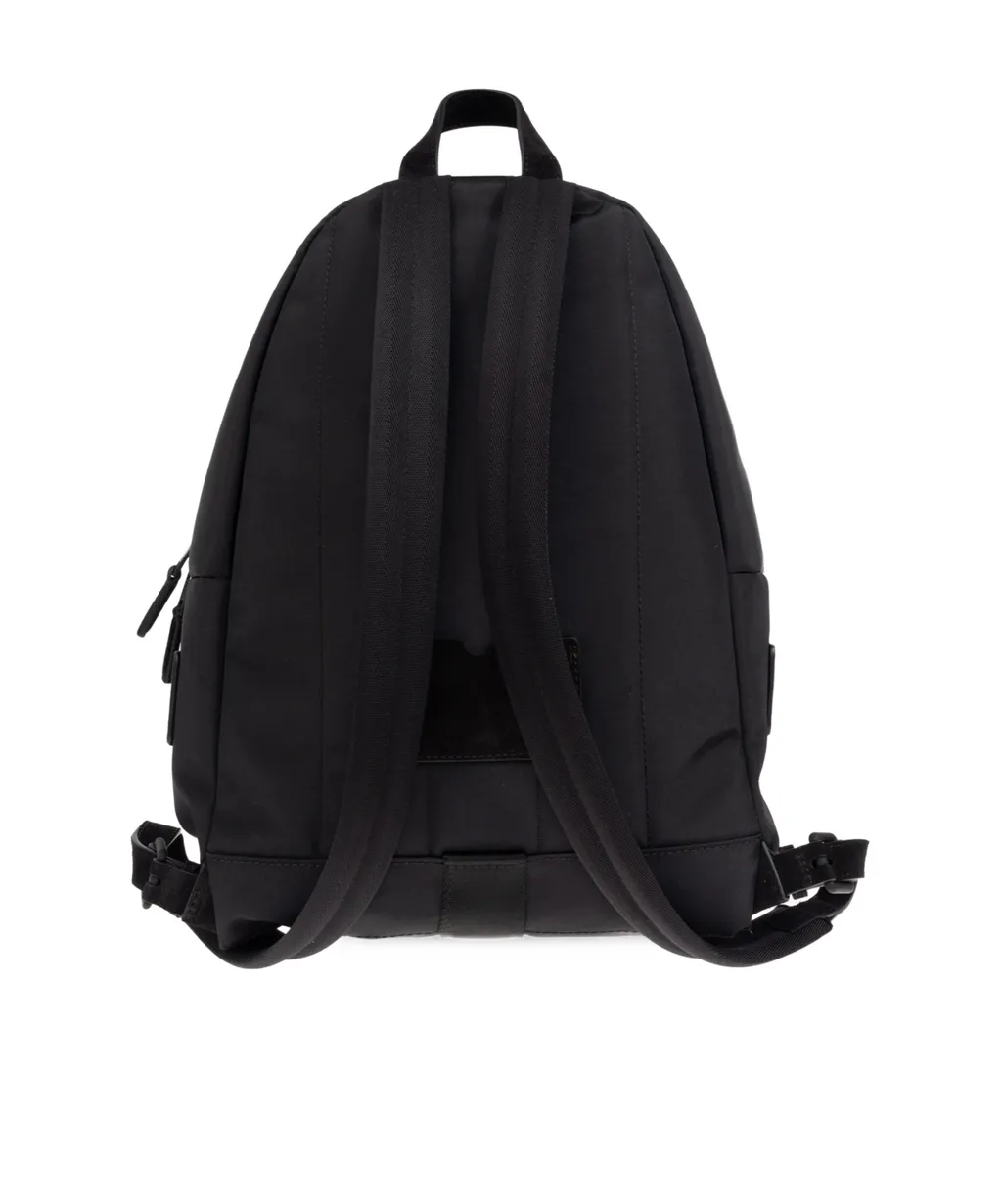 Moschino Logo Lettering Zipepd Backpack