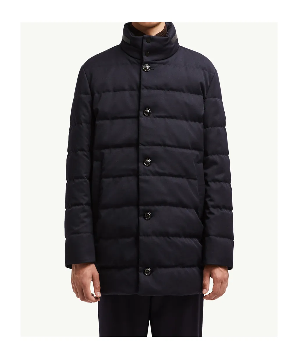 Moncler Vallonpierre Hooded Long Padded Jacket
