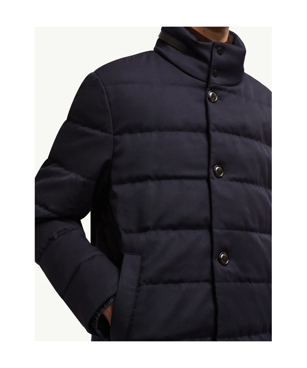 Moncler Vallonpierre Hooded Long Padded Jacket