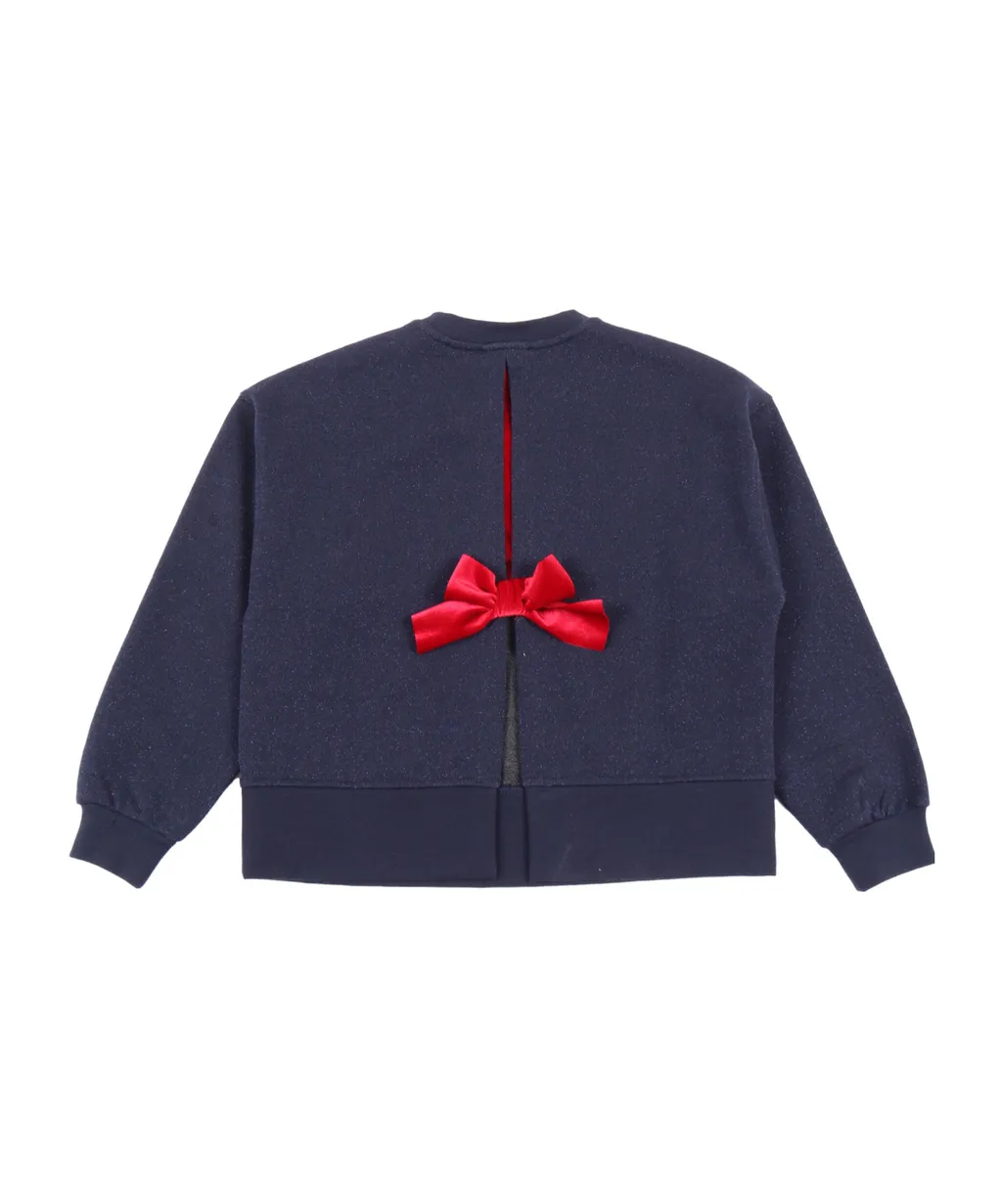 Monnalisa X Disney Minnie Mouse Crewneck Sweatshirt