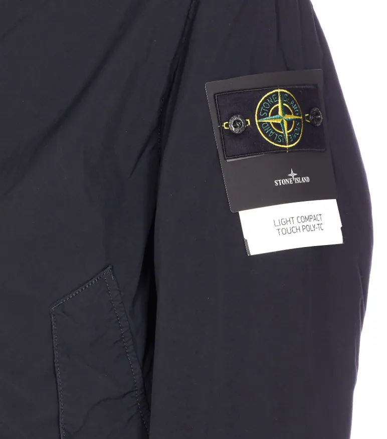 Stone Island Logo Patch Elasticated-Hem Jacket