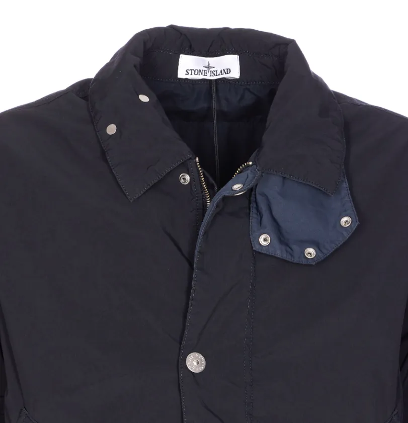 Stone Island Logo Patch Elasticated-Hem Jacket
