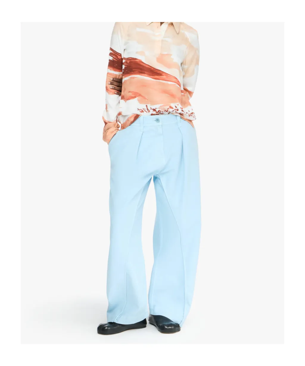 Pleated Panel Trousers