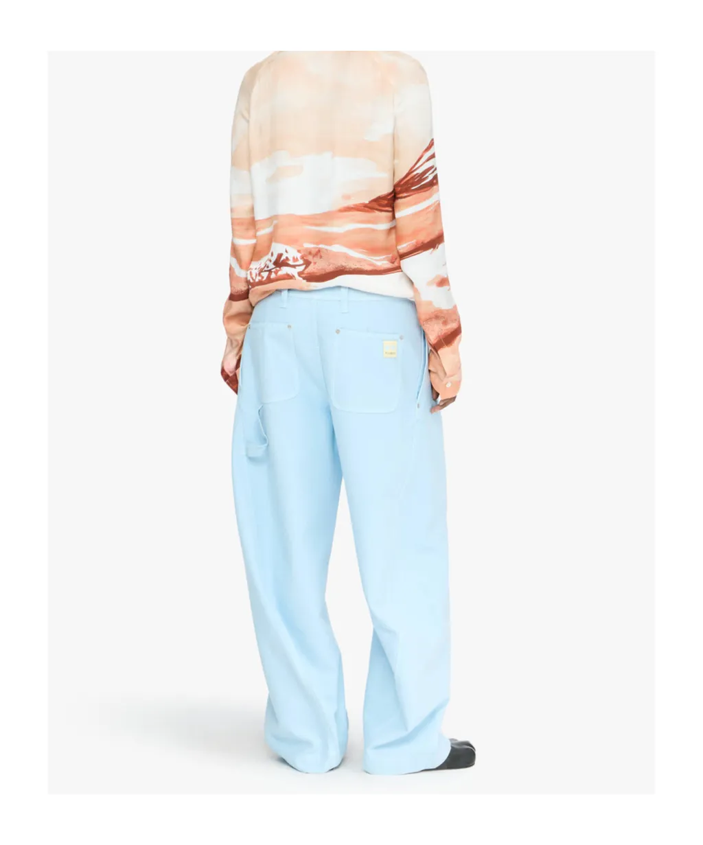 Pleated Panel Trousers