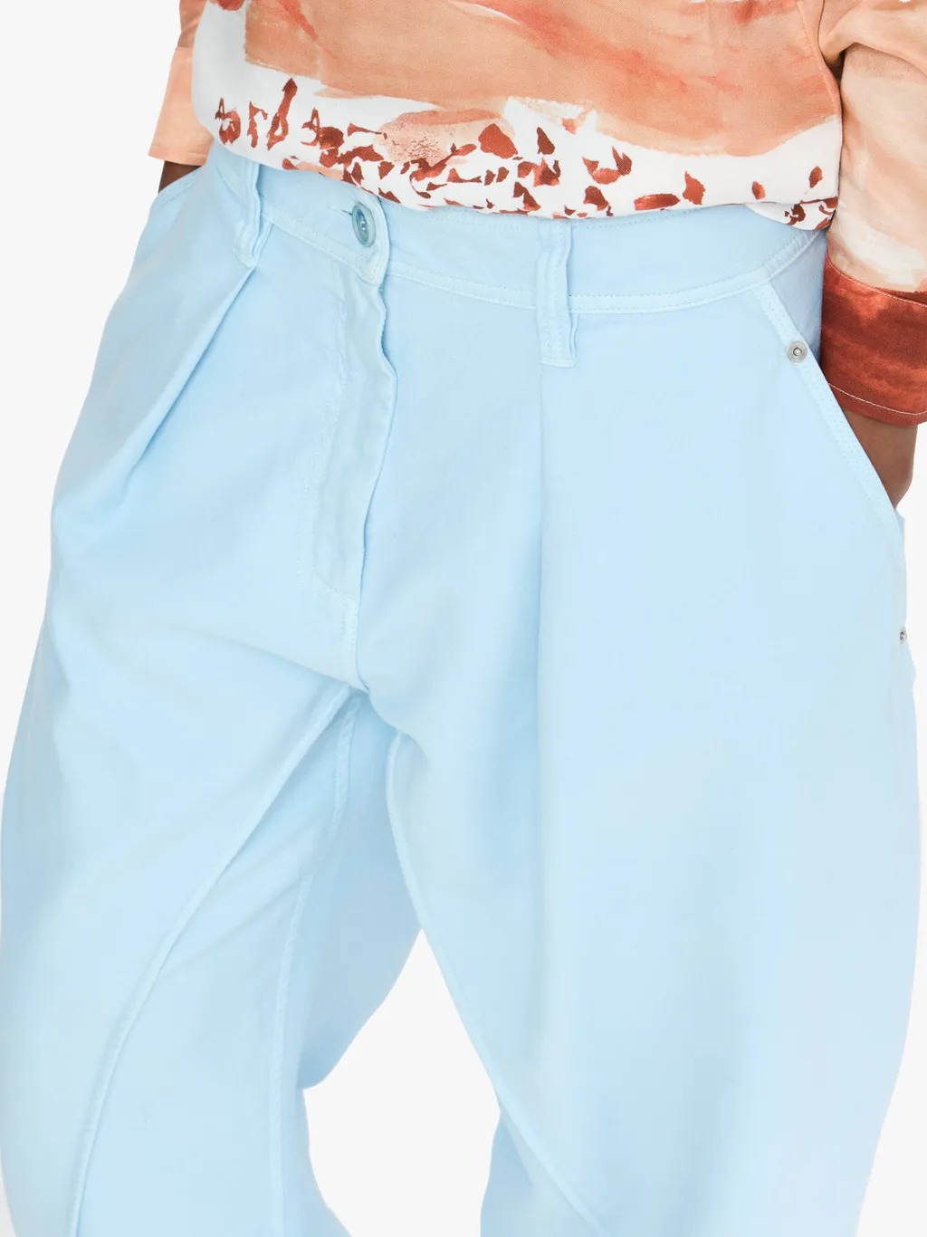 Pleated Panel Trousers