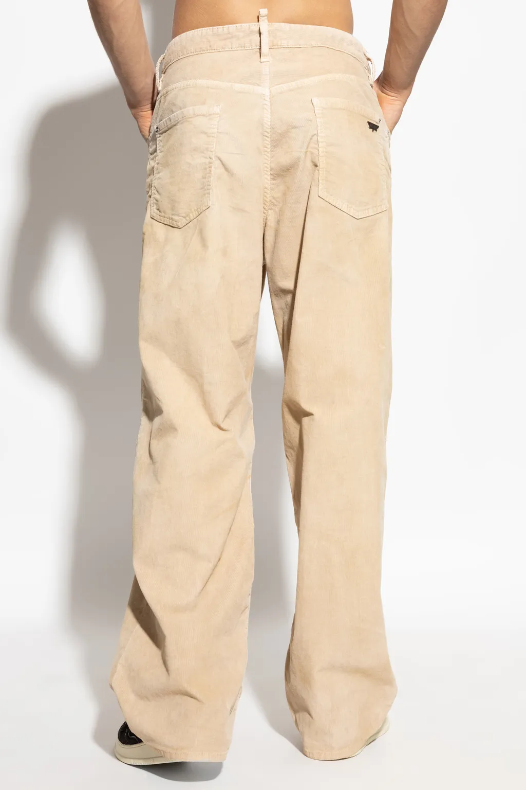 Dsquared2 Loose-Fit Ribbed Trousers